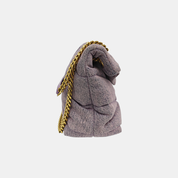 PUFFER Chevron Canvas Purple
