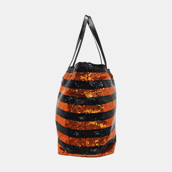 Sequins Tote Bag Black