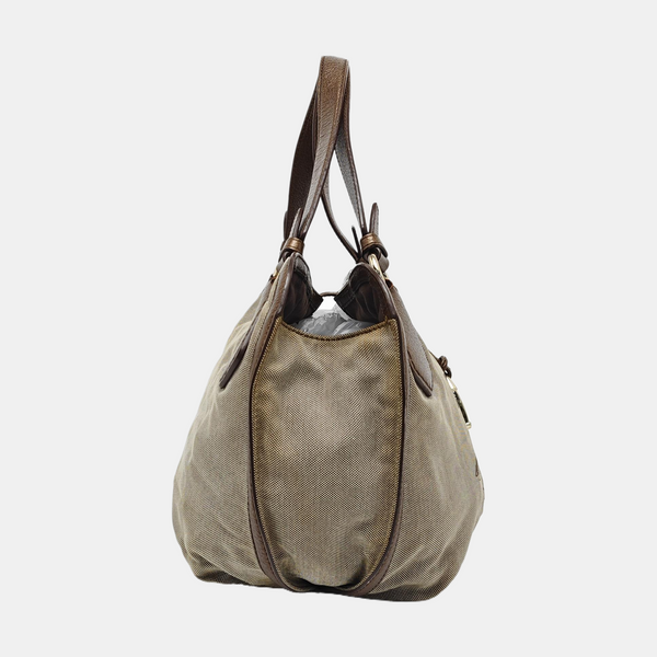 Fabric Tote Bag Beige