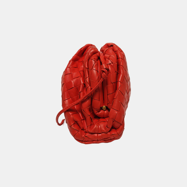 The Pouch Mini Lambskin Orange