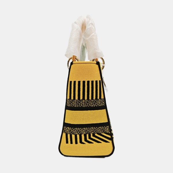 Authenticated pre-owned Lady D-Lite Medium Fabric Multicolor - Tote Bag at Looply