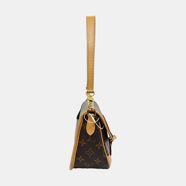 DIANE Monogram Coated Canvas Brown