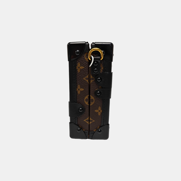 PETITE MALLE Monogram Coated Canvas Brown