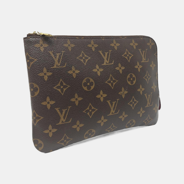 Etui Voyage PM Monogram Coated Canvas Brown