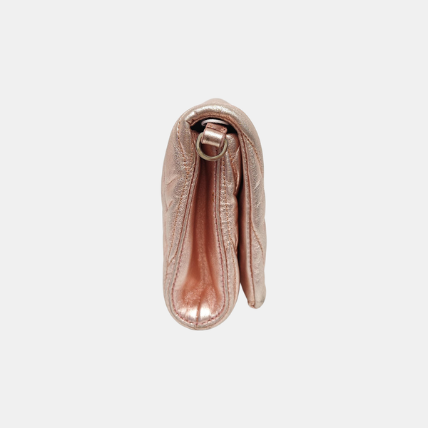 Quilted Lambskin Shoulder Bag Pink