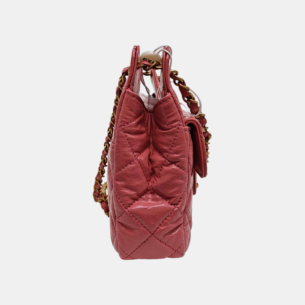 23C HOBO Quilted Calfskin Pink