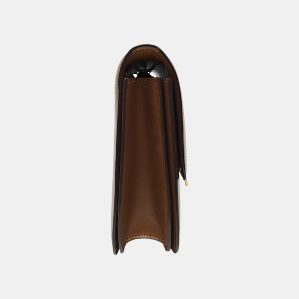 CLASSIC BOX Medium Calfskin Brown