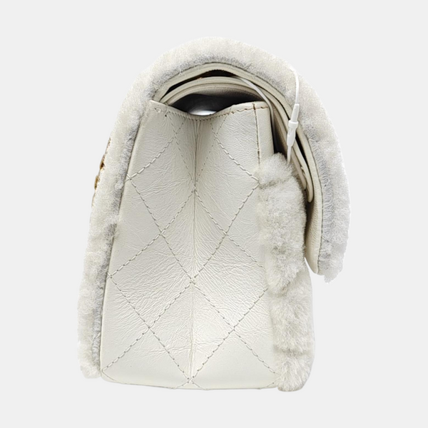 2.55 225 (small) Quilted Sheepskin White