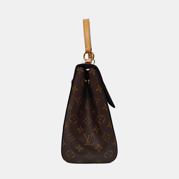 CLUNY MM Monogram Coated Canvas Brown