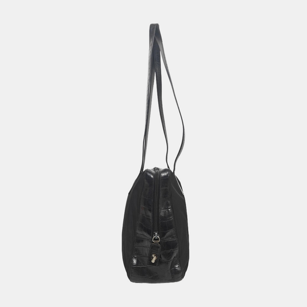 Nylon Tote Bag Black