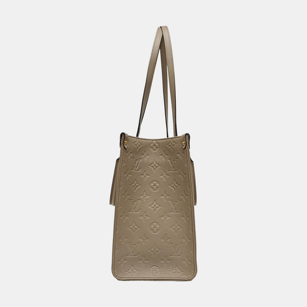 ONTHEGO MM Monogram Calfskin Gray