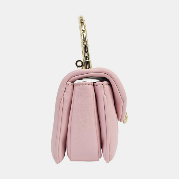 SERPENTI FOREVER Super Mini Calfskin Pink