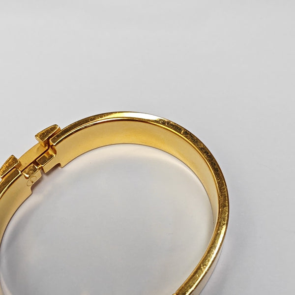Clic H Metal Gold Bangle