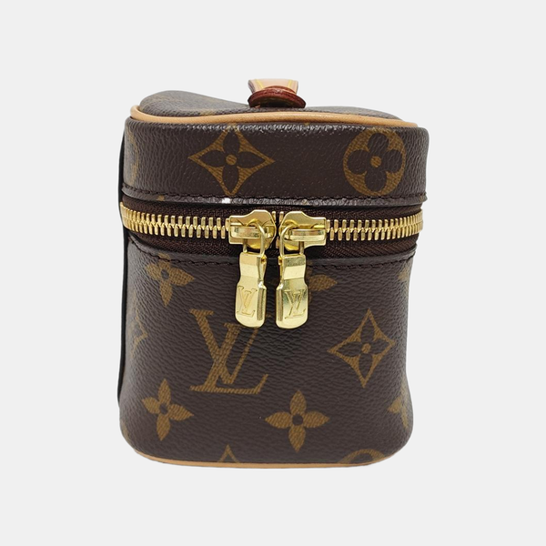 NICE Super Mini Monogram Coated Canvas Brown