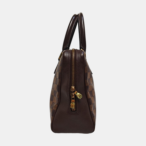 BRERA Damier Ebene Coated Canvas Brown