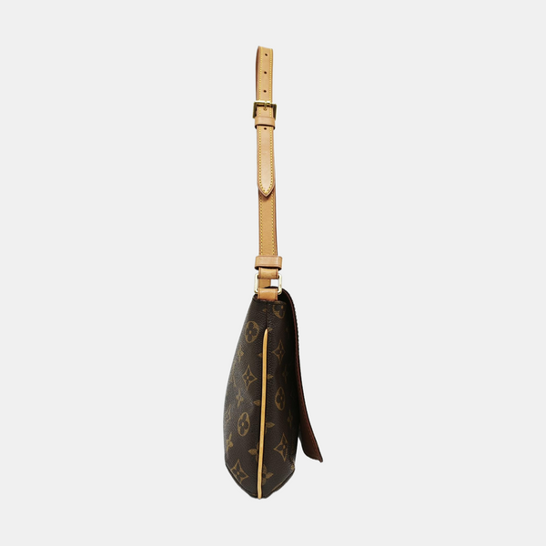 MUSETTE TANGO Monogram Coated Canvas Brown