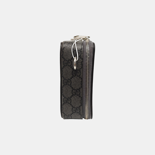Ophidia Mini Monogram Coated Canvas Gray