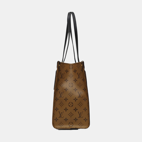 ONTHEGO MM Monogram Coated Canvas Brown