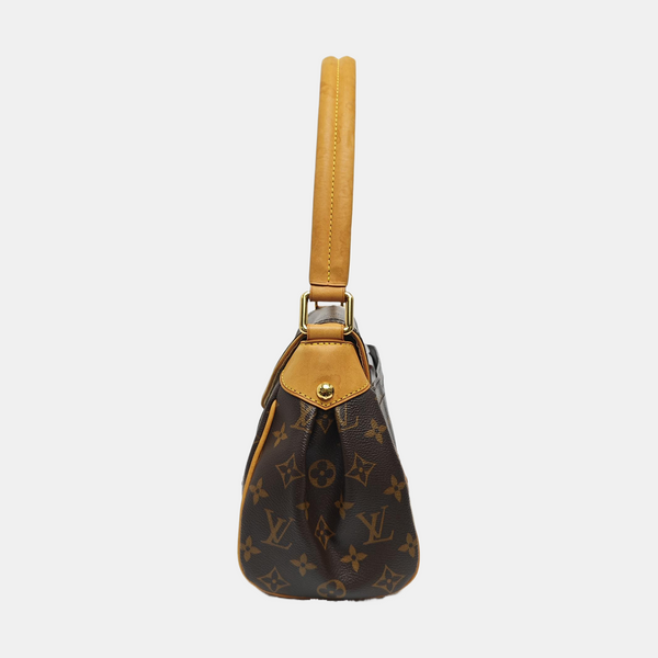 BEVERLY MM Monogram Coated Canvas Brown