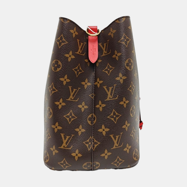 NÉONOÉ MM Monogram Coated Canvas Brown