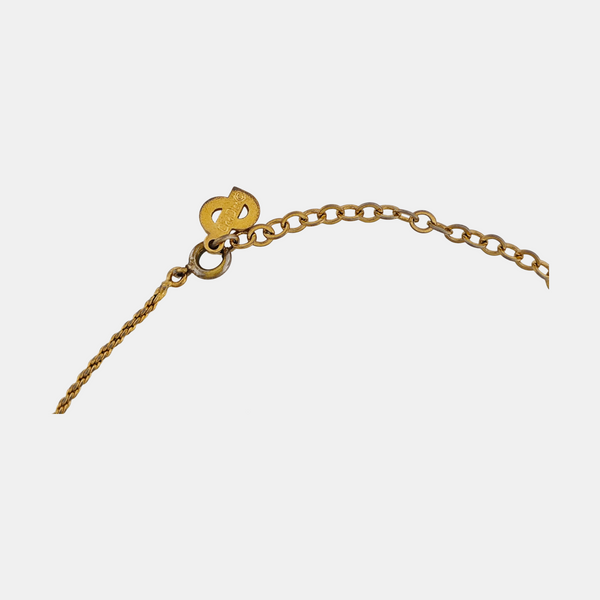 Petit CD Metal Gold Necklace