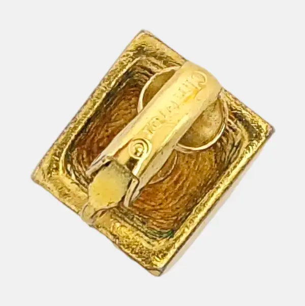 Metal Gold Clip On Earrings