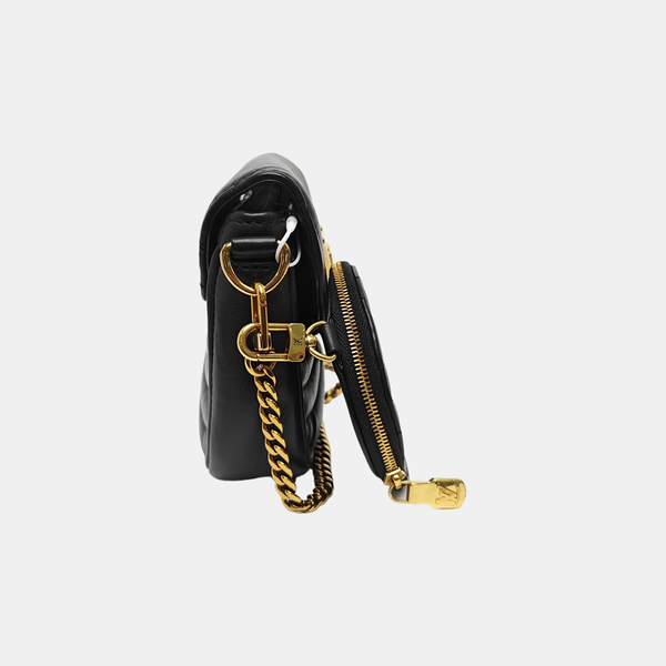 NEW WAVE Quilted Calfskin Black