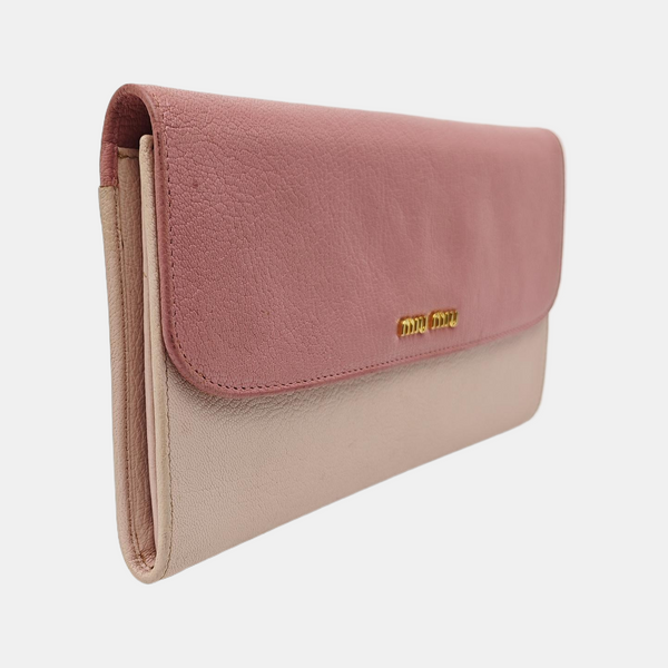 Lambskin Clutch Pink