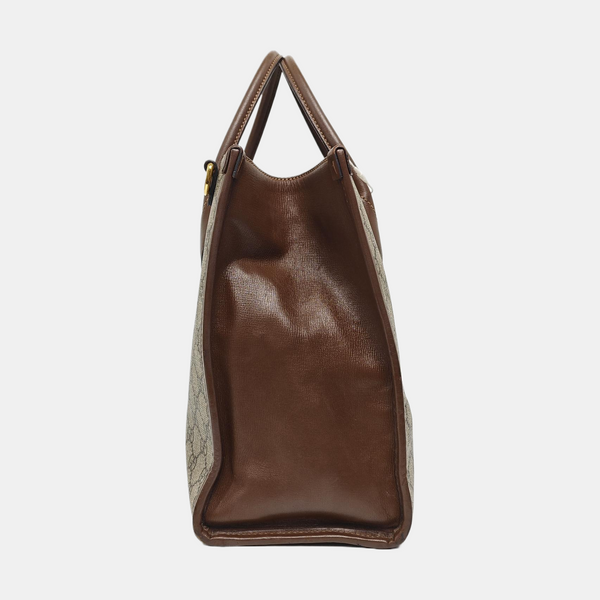 Retro Small Monogram Coated Canvas Brown