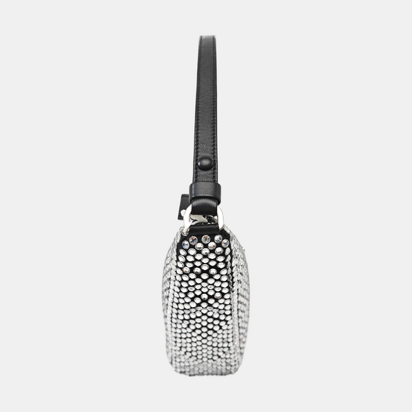 Special Material Top Handle Bag Silver