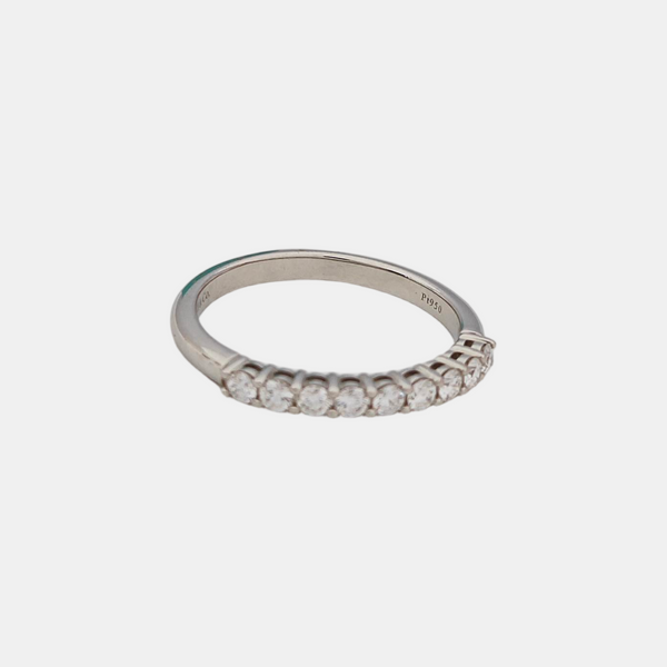 Anillo Tiffany Embrace Platino 950 Plata Talla EU 50