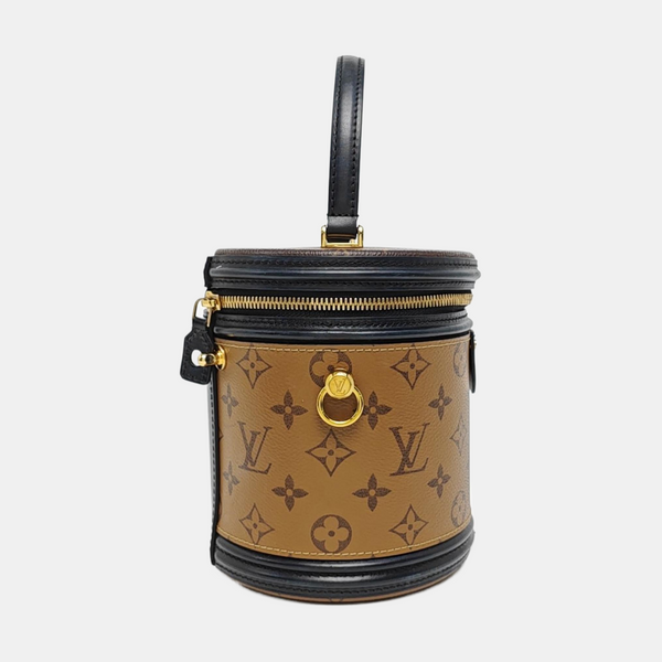 CANNES PM Monogram Coated Canvas Brown