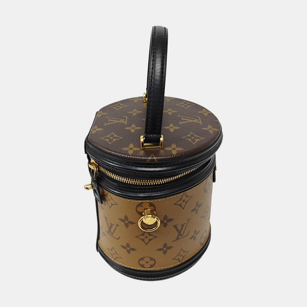 CANNES PM Monogram Coated Canvas Brown