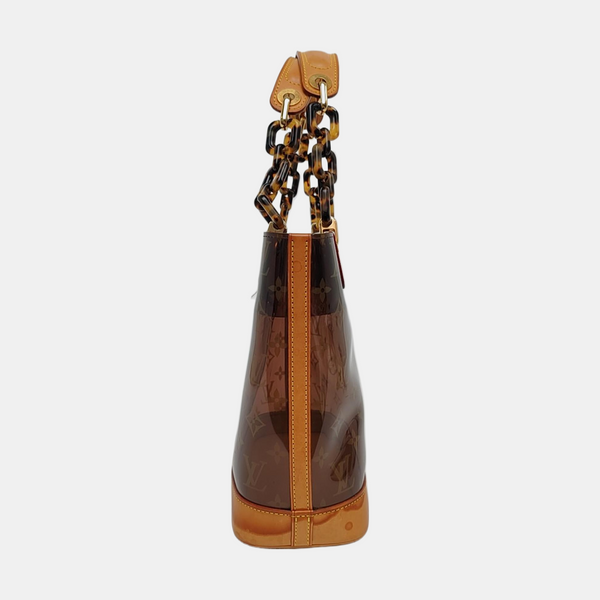SAC AMBRE PM Monogram Plastic Brown