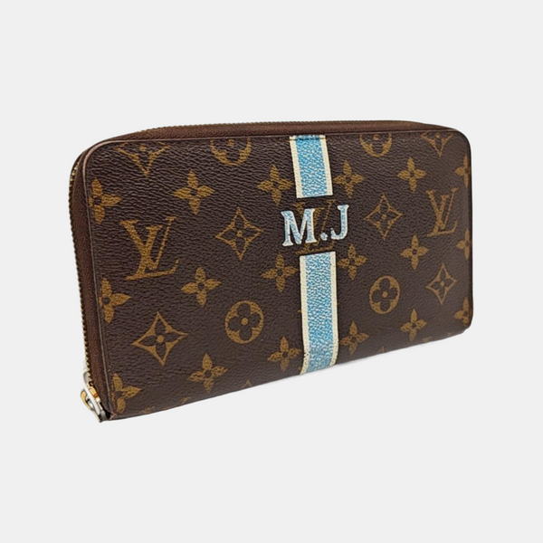 ZIPPY Monogram Coated Canvas Brown Wallet