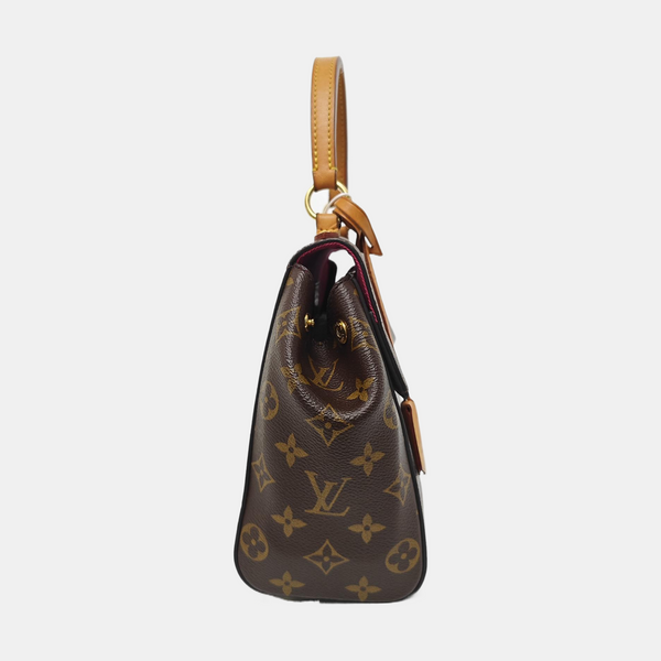 CLUNY PM Monogram Coated Canvas Brown