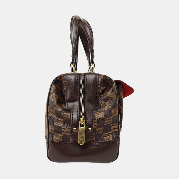 KNIGHTSBRIDGE Damier Ebene Coated Canvas Brown