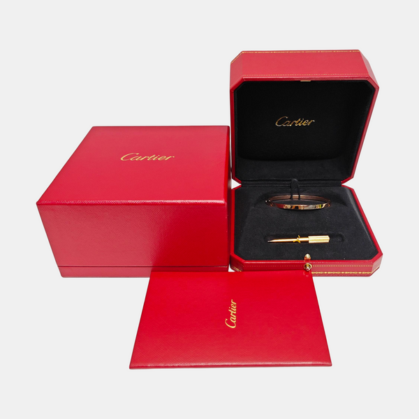 LOVE 18k Rose Gold Bangle