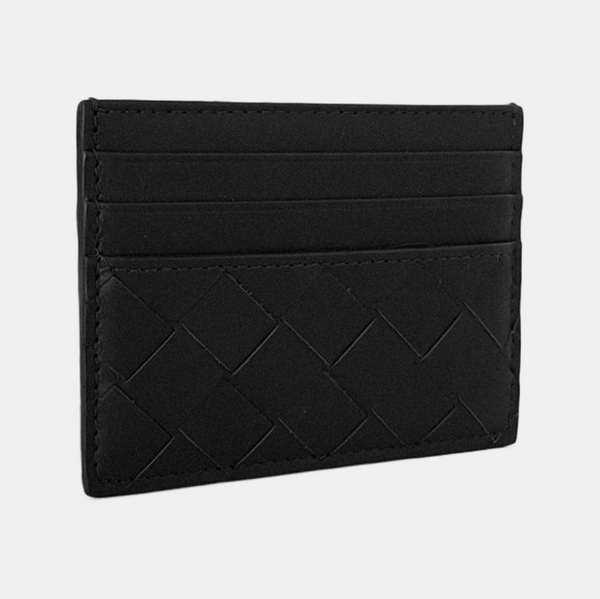 Calfskin Card Holder Black