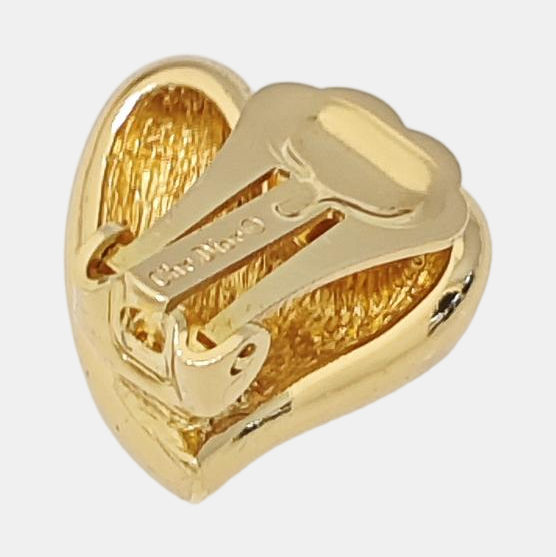 Metal Gold Clip On Earrings