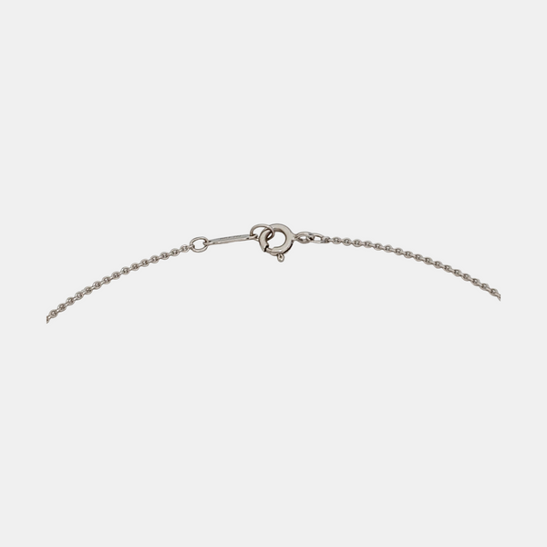 Tiffany Cobblestone 18k White Gold Silver Necklace
