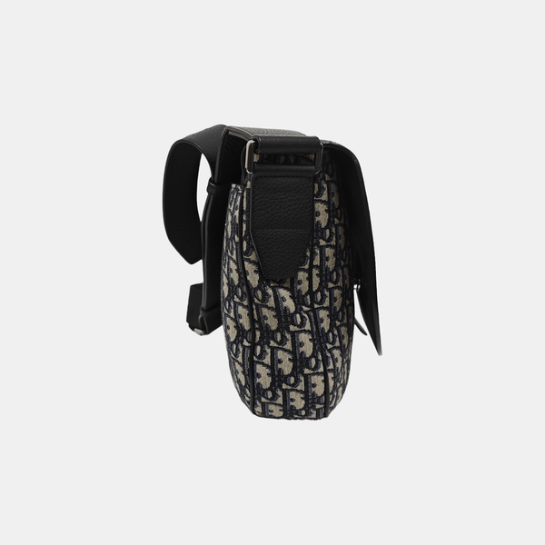 Authenticated pre-owned Saddle Canvas Black - Shoulder Bag at Looply