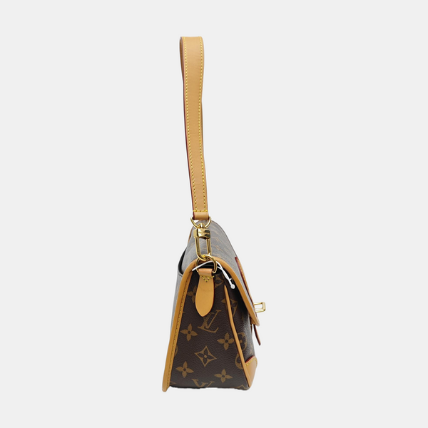 DIANE Monogram Coated Canvas Brown