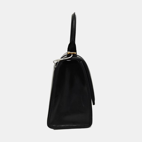 Hourglass S Calfskin Black