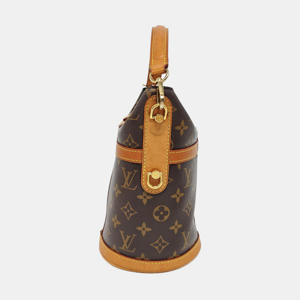 DUFFLE Monogram Coated Canvas Brown