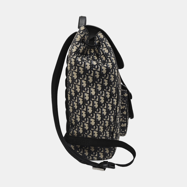 Saddle Medium Oblique Canvas Multicolor