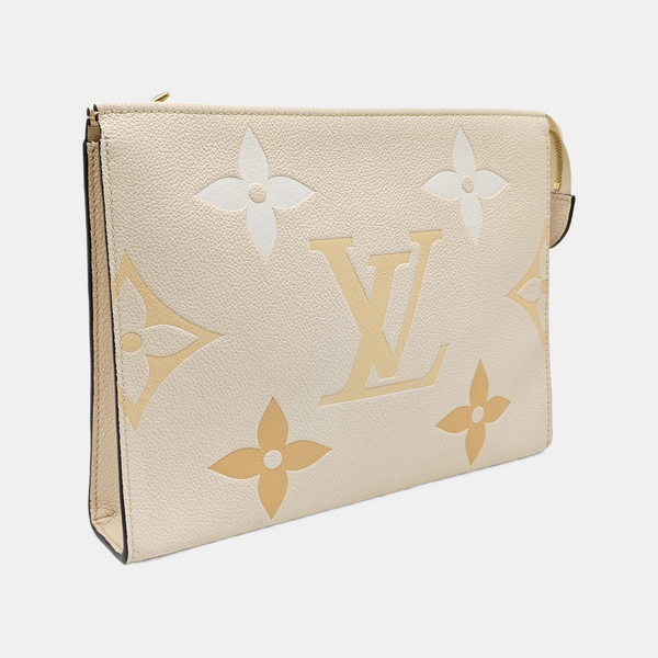 TOILET POCKET 26 Calfskin Beige