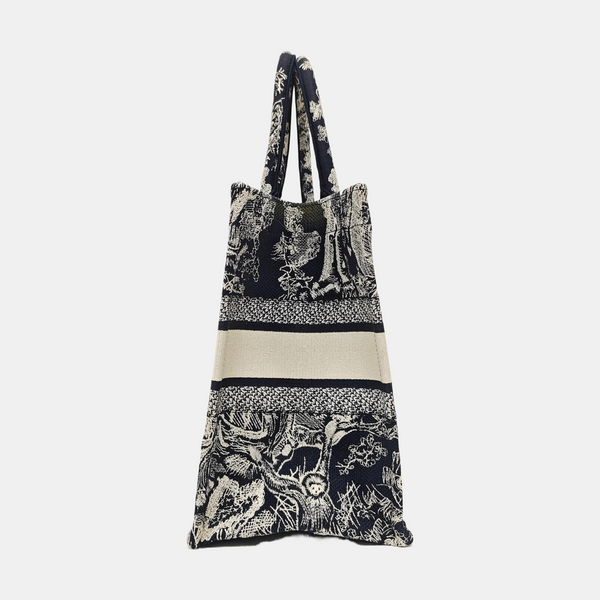 Book Tote Medium Fabric Blue