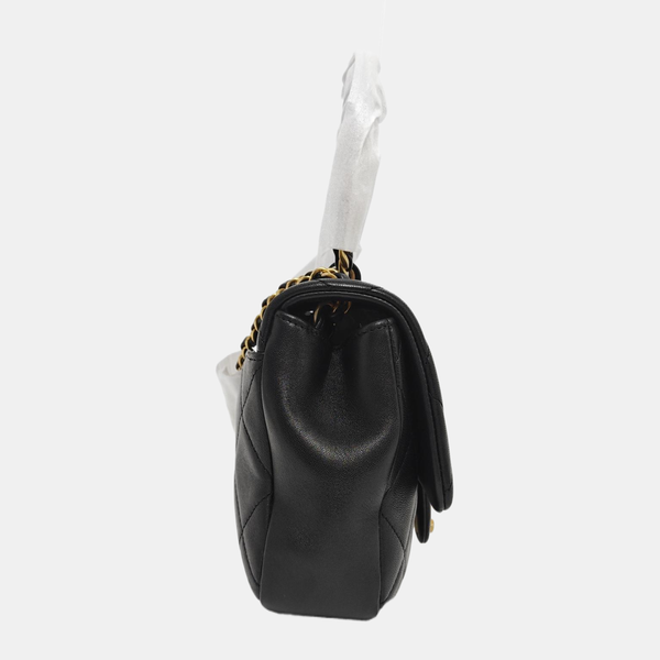 IN THE LOOP Small Quilted Lambskin Black