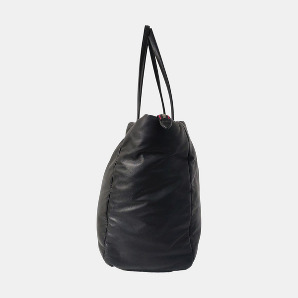 Lambskin Tote Bag Black